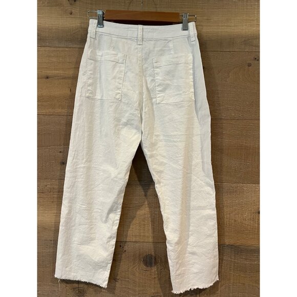 Frank & Eileen Kinsale Trousers white pants size 2 NWOT - Picture 7 of 8
